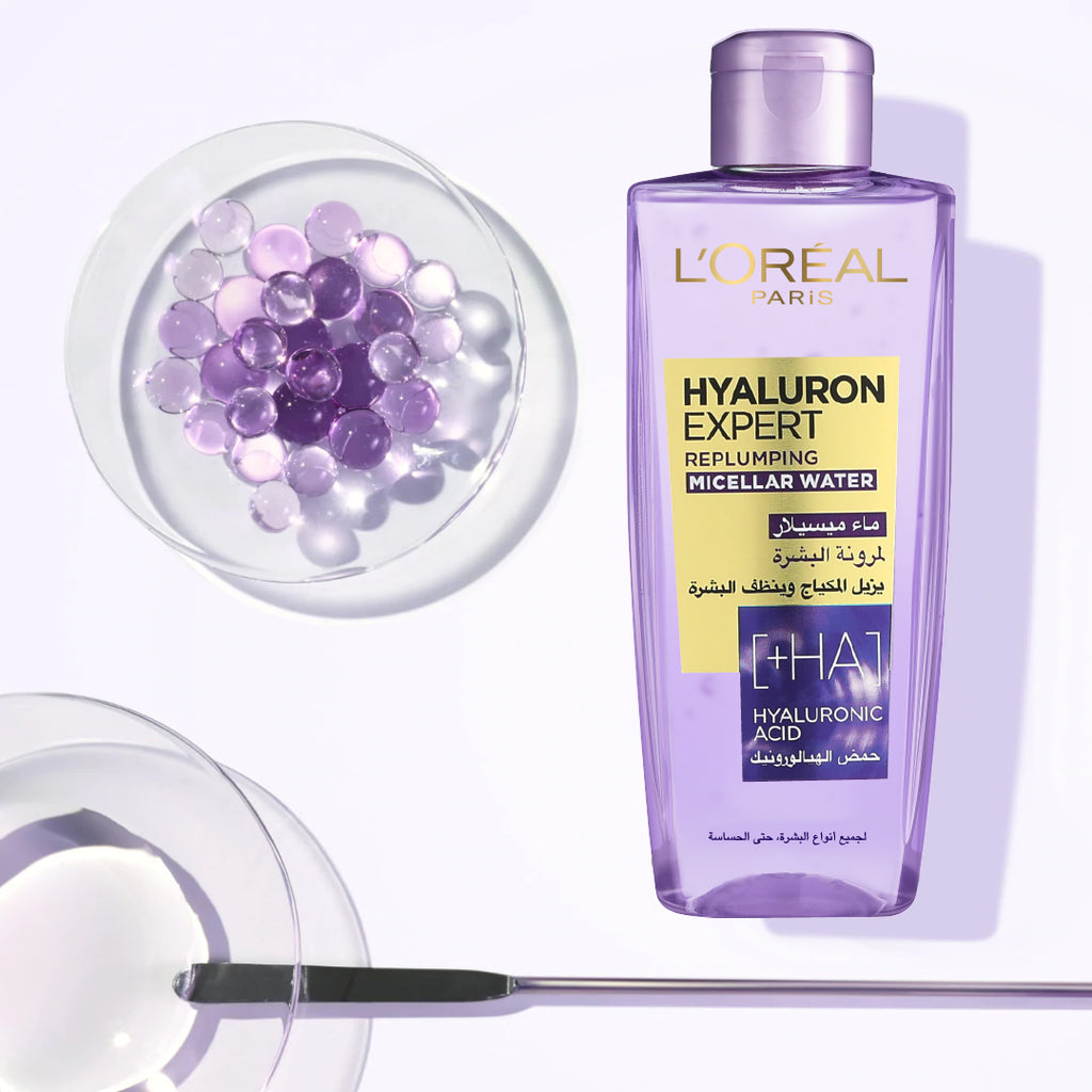 L'Oreal Paris Hyaluron Expert Replumping Moisturizing Micellar Water 200 ML - MyKady