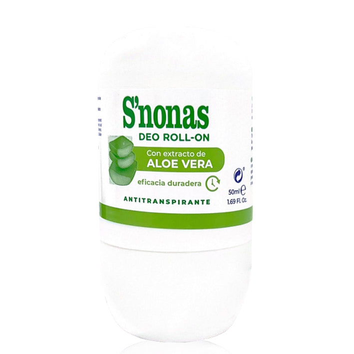 S'nonas Desodorante Roll On Aloe Vera 50ml - MyKady