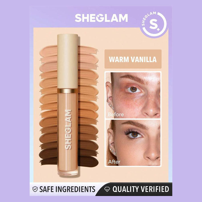 Sheglam 12-Hr Full Coverage Matte Liquid Concealer Long Lasting - MyKady