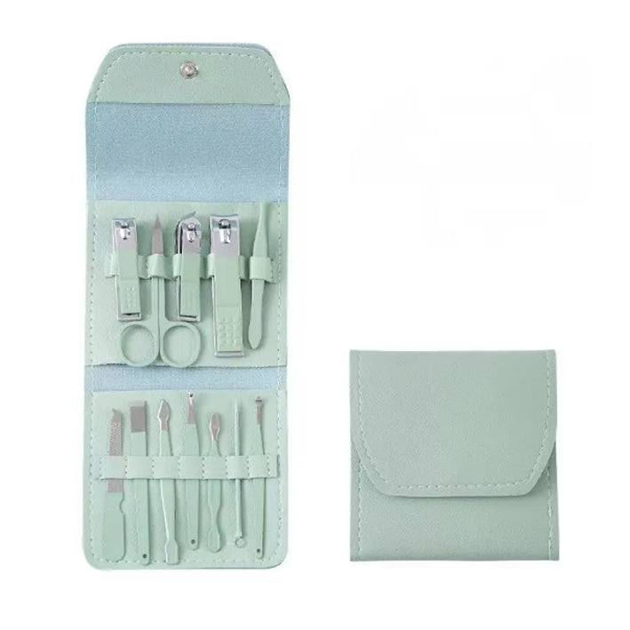 Green Nail Grooming Set (12pcs) - MyKady
