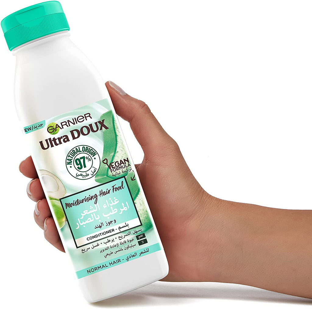 Garnier Ultra Doux Hair Food Conditioner Aloe Vera 350 ML - MyKady