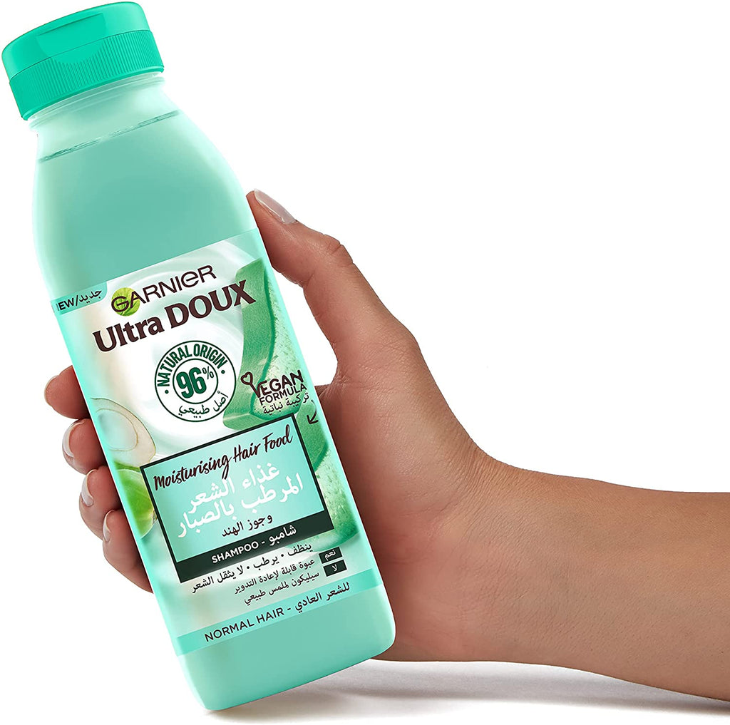 Garnier Ultra Doux Hair Food Shampoo Aloe Vera 350 ML - MyKady