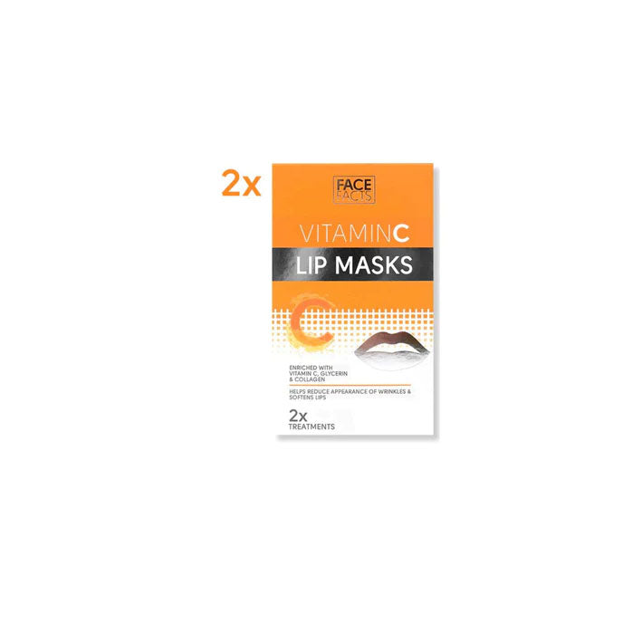 Face Facts Vitamin C Lip Mask 2 pcs - MyKady