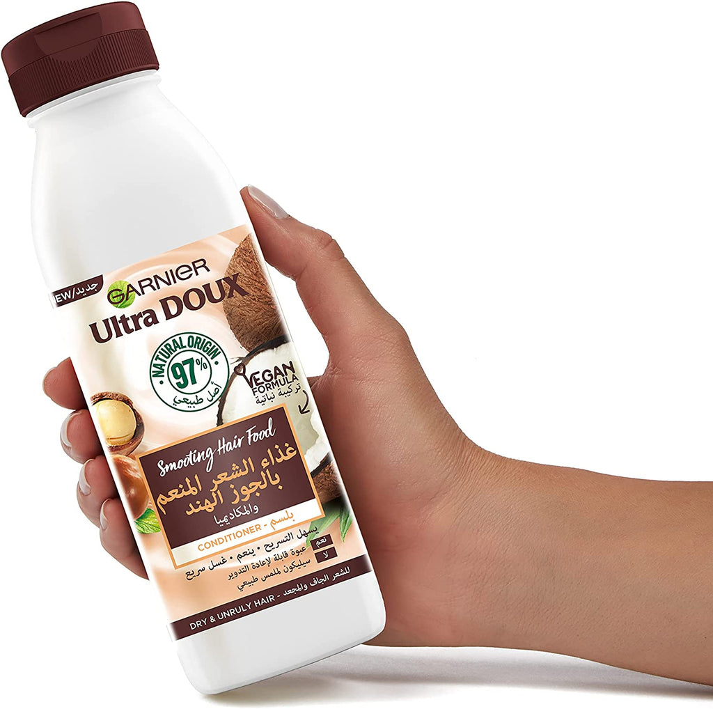 Garnier Ultra Doux Hair Food Conditioner Macadamia 350 ML - MyKady