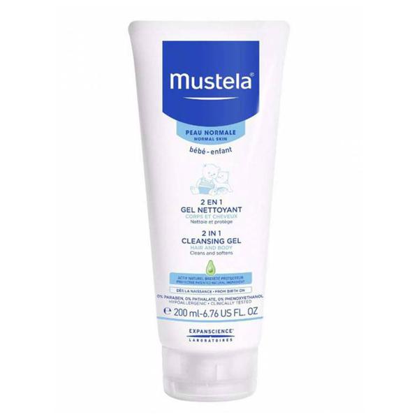 Mustela 2 in 1 Hair and Body Wash 200ML - MyKady