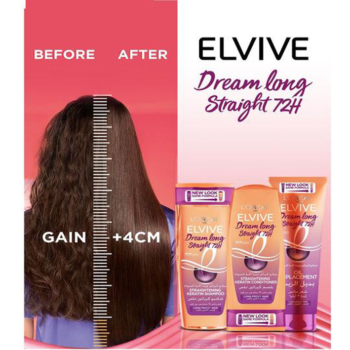 L'Oreal Paris Elvive Dream Long Straight 72H Shampoo - MyKady