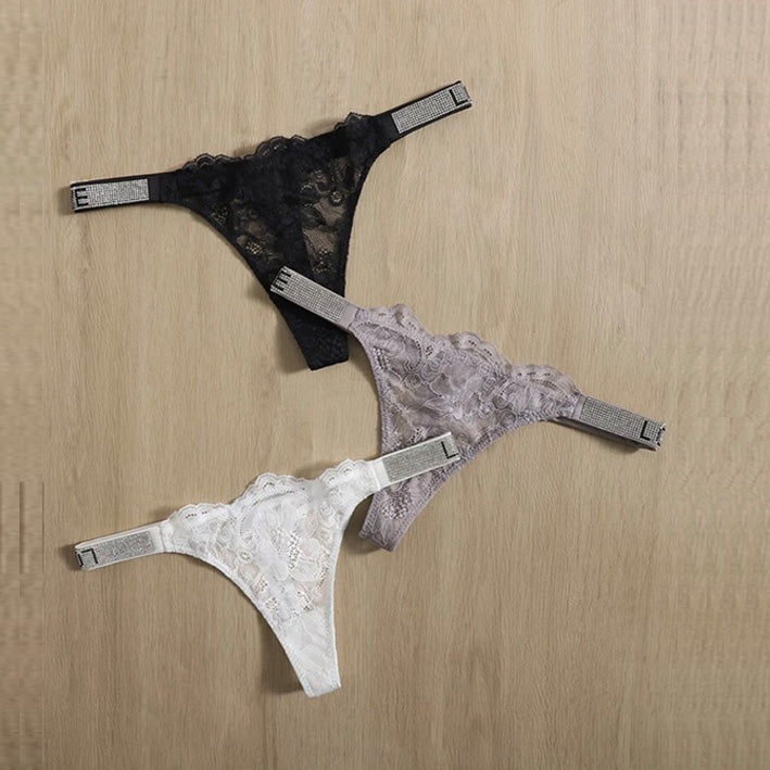 Floral Lace Thong Medium - MyKady