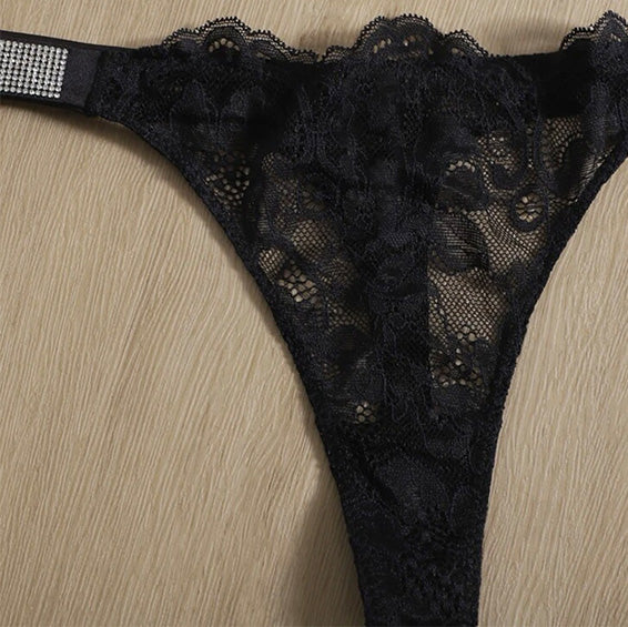 Floral Lace Thong Medium - MyKady
